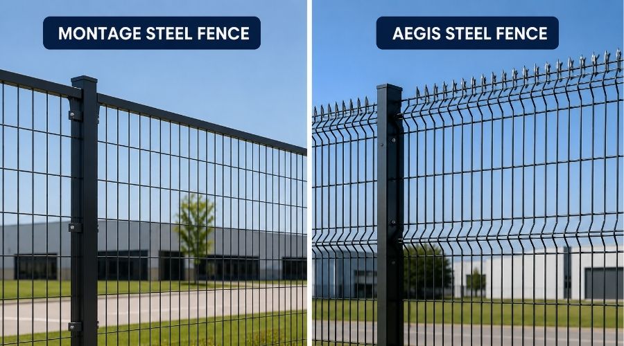 Montage and Aegis ornamental steel fence Toledo OH